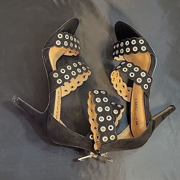 REPORT WOMEN"S APOLLO SANDAL STILETTOS OPEN-TOE HEEL - Picture 10 of 15